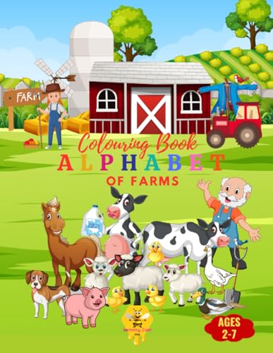 Farmyard ABCs: An Alphabet Coloring Book: Explore and Color Your Way Through the Alphabet with Fun Farm Animals and Scenes (ABC Explorers Coloring Books)