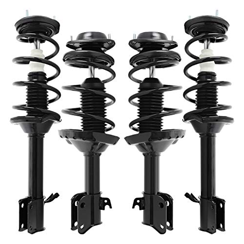 Front & Rear Quick Complete Struts Assembly with Coil Springs Replacement for 2004-2005 Subaru Forester Quick (Set of 4)