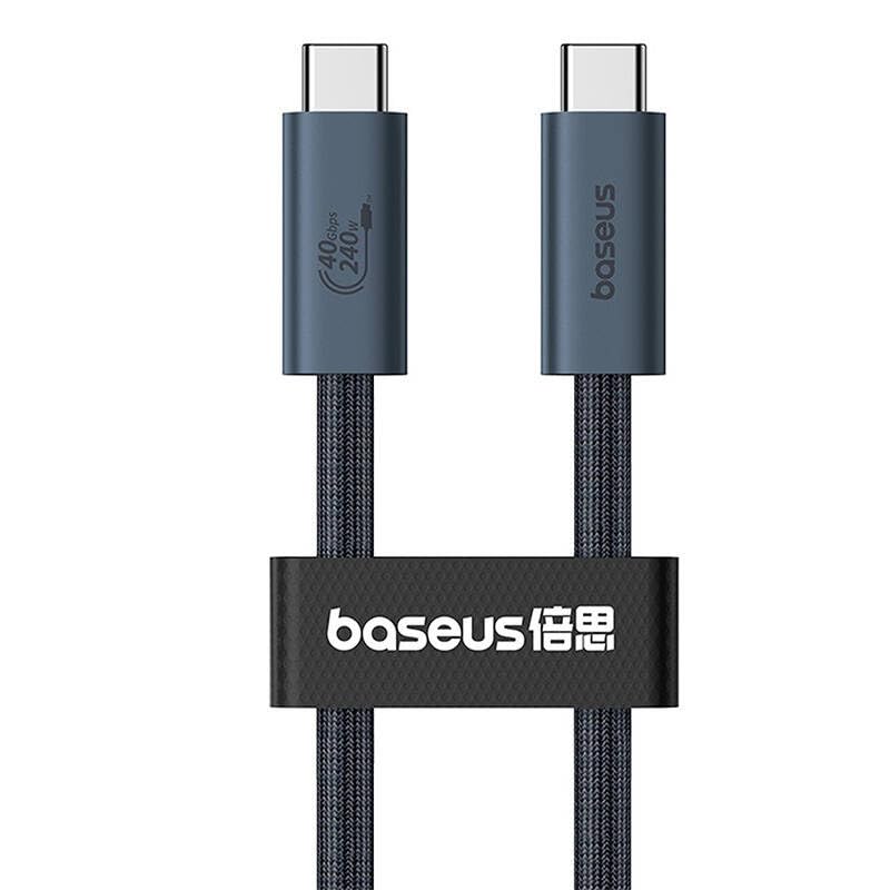Baseus Flash 240W cable USB-C 1m negro de carga rápida para móvil y laptop 7