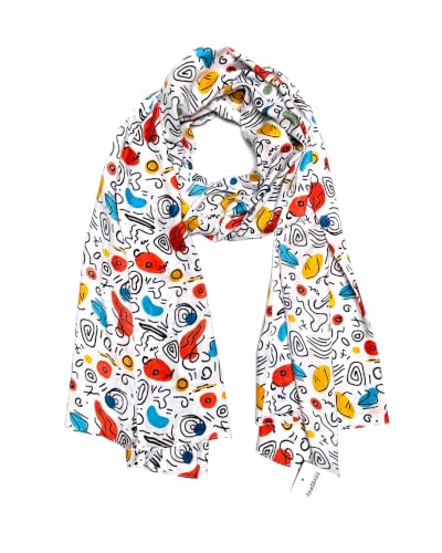 Image of bratkrok WOMEN'S STYLISH FLORAL PRINTED RAYON SCARF /SCARVES /STOLE FOR SUMMERS