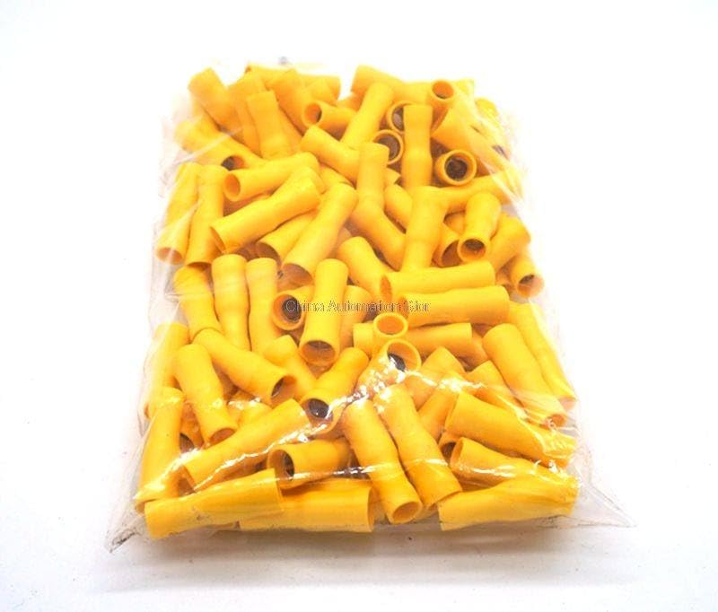 Generic FRD5.5-195 100PCS Bullet Shaped Female Insulating Joint Wire Connector Electrical Crimp Terminal