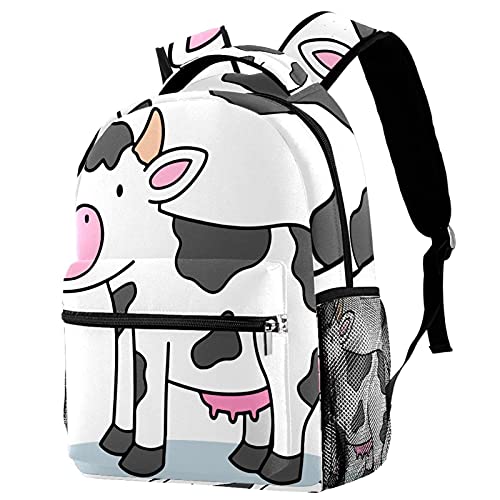 Sac à dos outdoor vache mignonne idéal pour les pique-niques et les cours de fac