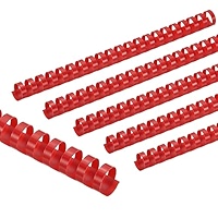 PATIKIL Lot De 50 Peignes De Reliure En Plastique De 28 Mm, 21 Anneaux