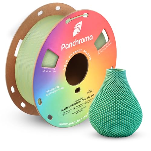 Image of Polymaker Panchroma Matte PLA Filament 1.75mm, High Speed Dual Chameleon PLA 1kg (2.2 lbs), Formerly Polyterra Clog-Free 3D Printer Filament, Accuracy + /- 0.02mm, Fits FDM Printers