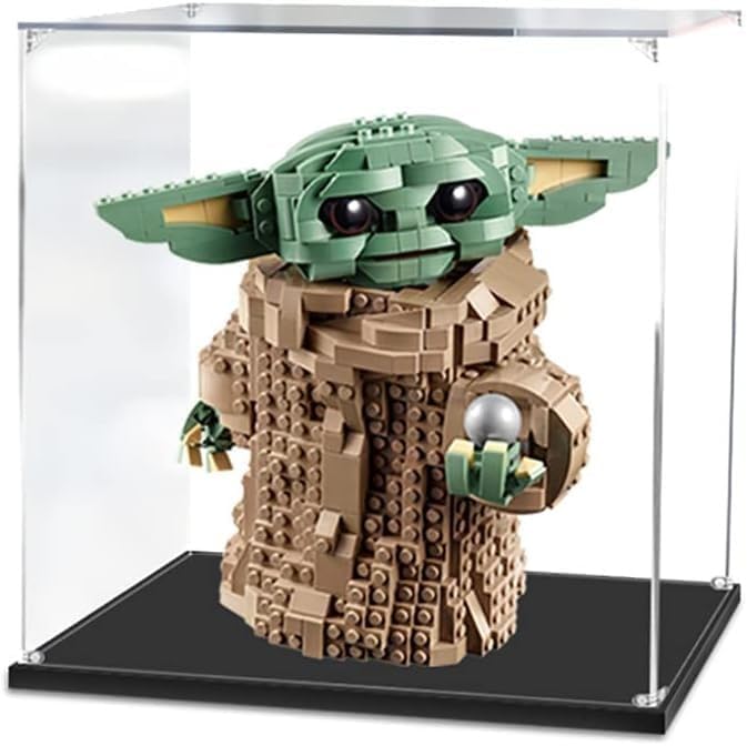 Miniatura 1 de Vitrina de acrílico para Lego The Mandalorian The Child 75318, vitrinas coleccionables de juguetes de construcción para Lego 75318, caja de
