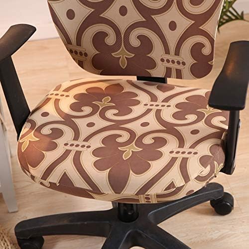 wonderfulwu Stretch Chair Covers Spandex Office Computer Chair Cover Removable Washable Rotate Swivel Chair Protective Covers - Image 4