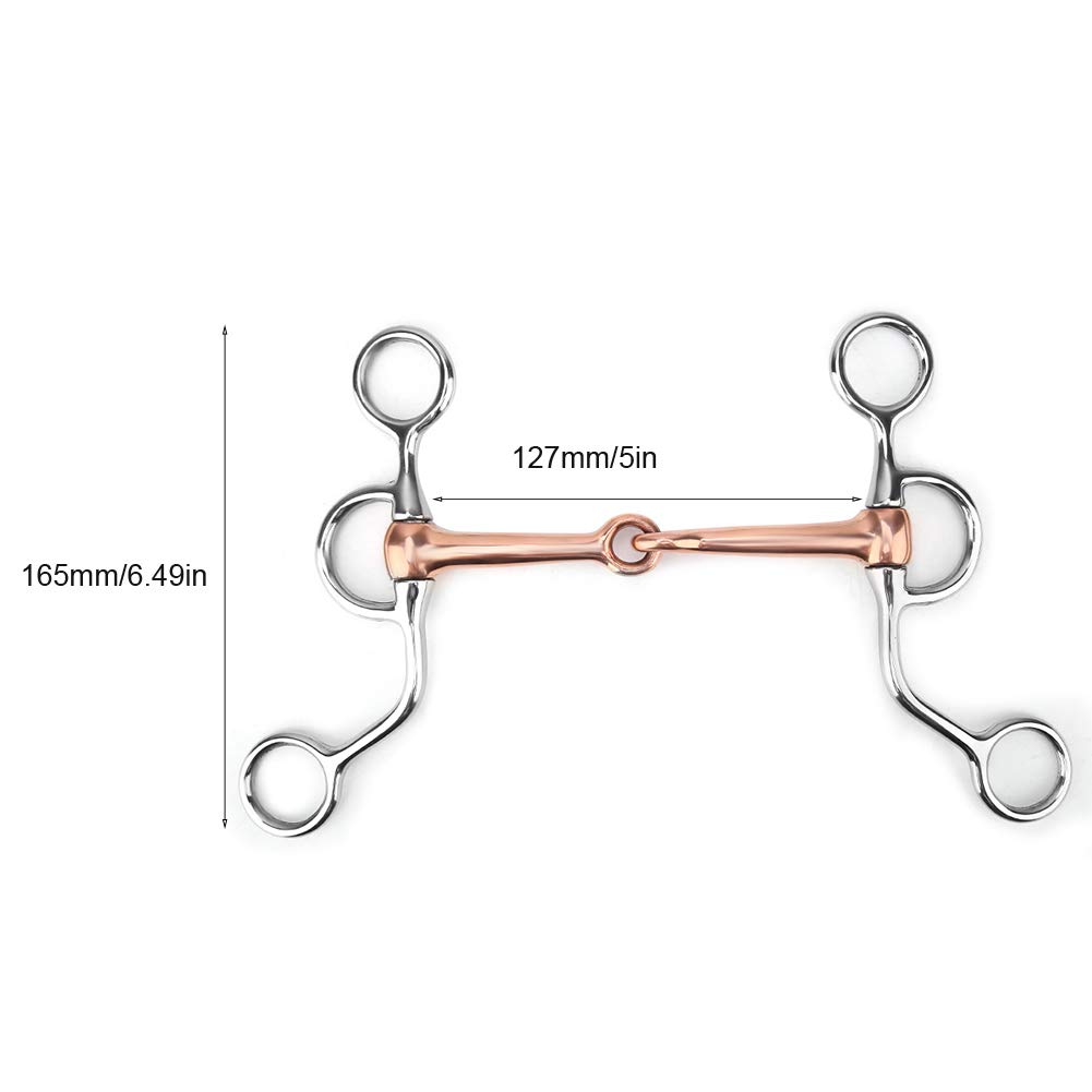 Snaffle kauen Edelstahl Bit Kupfer Bit Kupfer Bit Bit Bit French French Snaffle Snaffle Accessy Snaffle für e