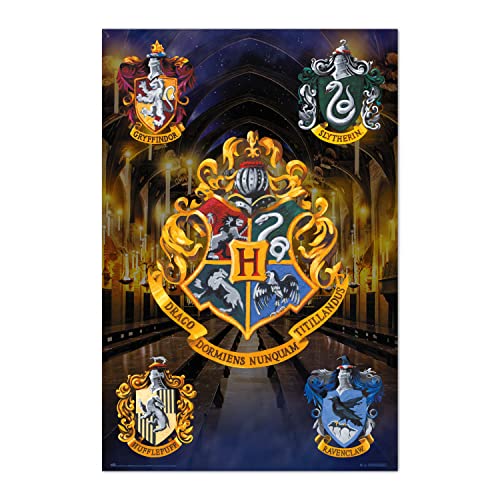 Grupo Erik Poster Harry Potter Hogwarts - Laminas decorativas 61x91,5cm a todo color | Posters para pared : Decoración habitación - Harry Potter Regalos Merchandising