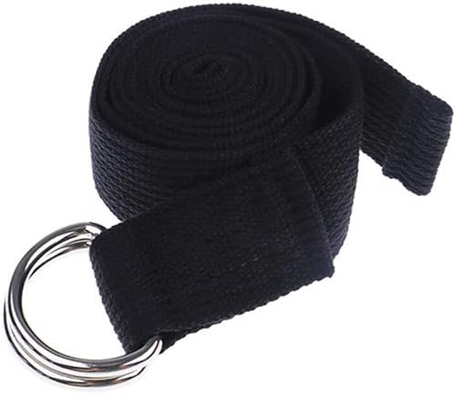 Miniatura 5 de Mune - Juego de 2 bloques de yoga negros de alta densidad de espuma EVA antideslizante con correa de resistencia de yoga para estirar, profundizar