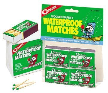 Coghlan's 940BP Waterproof Matches, Pack of 8