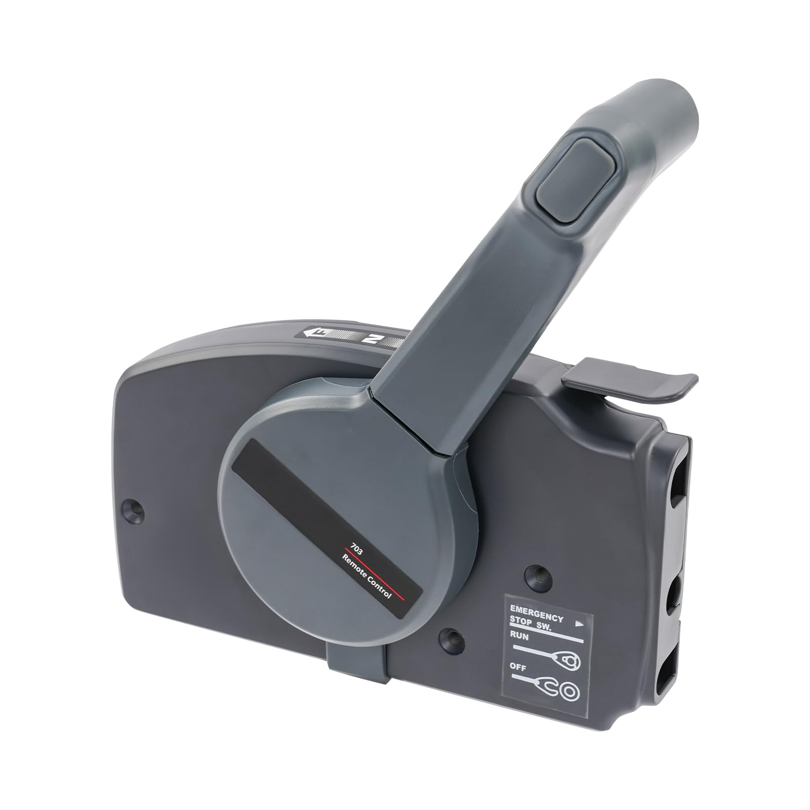Outboard Remote Control Bo – Mando a distancia para YAMAHA 2 tiempos 40 – 85 CV – Controlador de proa inversa para barcos – Incluye amortiguación de gas – para patrones de barco y pescadores