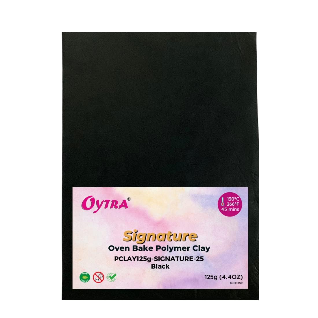 Oytra Polymer Clay 125g Signature Series Oven Bake Craft Clay for Jewelry Making, Earrings Miniatures & DIY Art Sculpting Soft Modeling Clay for Beads Charms Crafts Gifts