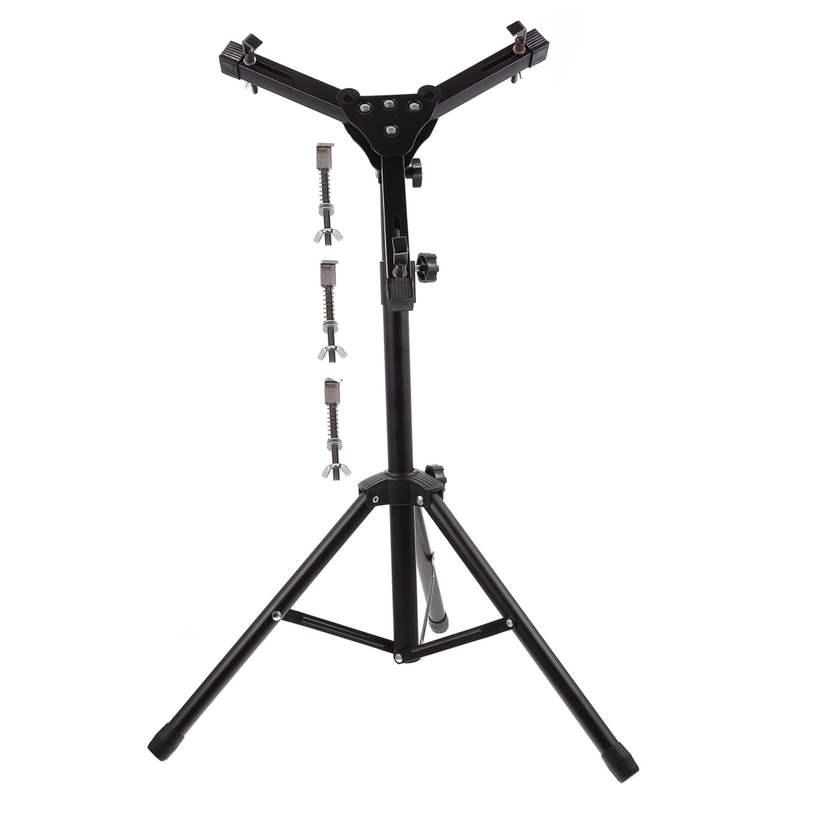 Soporte Plegable para Caja Sorda y Tambor Pequeño de Aleación Negro