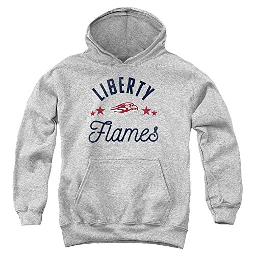 Liberty University Official Flames Youth Kids Boy/Girls Pull-Over Hoodie Sweatshirt