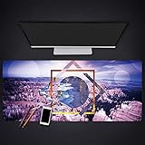 ★ [Améliorer la vitesse et la précision] La surface ultra-lisse en microfibre tissée aide la souris à glisser en douceur et améliore la précision de la souris. La base en caoutchouc naturel est fermement fixée au bureau pour assurer un fonctionnement stable.