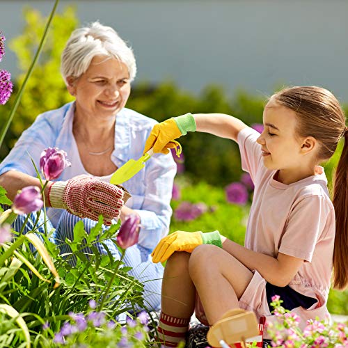 Kids Gardening Set - Kids Gardening Tools Set Colorful Children Garden Tools Fun STEM Toys with Watering Can, Gloves, Shovel, Rake, Trowel, Storage Bag, Apron, Sprayer - Gifts for Boys and Girls