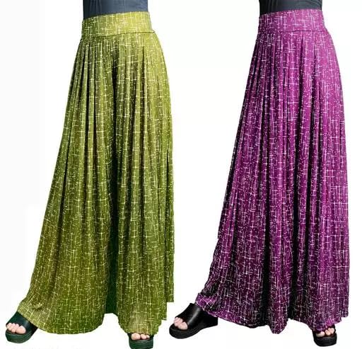 Image of M.M. Textiles Women's Loose Fit Palazzo P01
