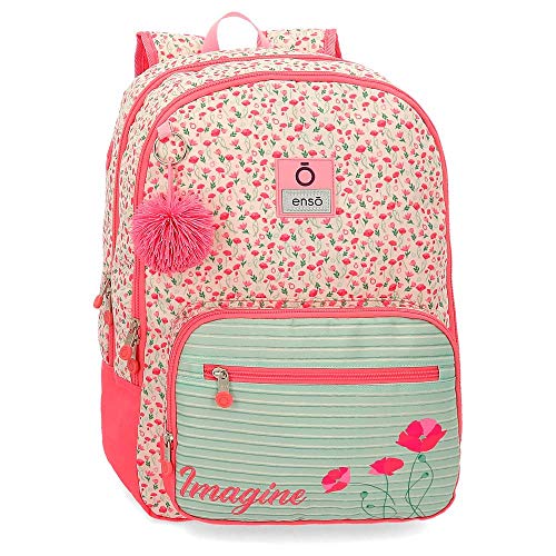 Mochila Doble Compartimento Enso Imagine  46 cm  Multicolor