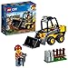 Price comparison product image LEGO 60219 City Great Vehicles Construction Loader Building Truck Toy with Road Worker Minifigure
