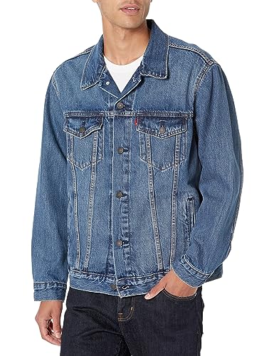 Levi's Men's Relaxed Fit Trucker, (New) Wheeler, X-Small - image 1