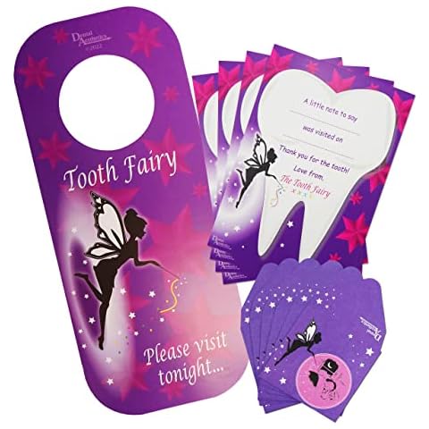 Tooth Fairy Gift Set with Envelopes and Certificates Cover