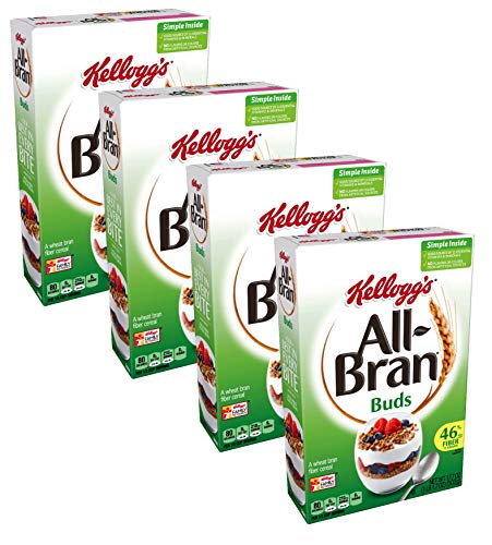 Kellogg s All Bran Buds Cereal, 17.7 oz (Pack of 4)