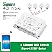 Produktbild Gecorid Sonoff 4CH Pro R2 Smart Wifi Schalter Startseite 433 MHz RF Wifi Lichtschalter 4 Gang 3 Arbeitsmodi inch Interlock mit Alexa