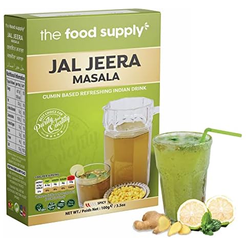 Jal Jeera Masala 100g, The Food Supply Blend, Premium Artisan Spice Mixes, All Natural & No Artificial Colours, Great Taste Award Winner 2022 Cover