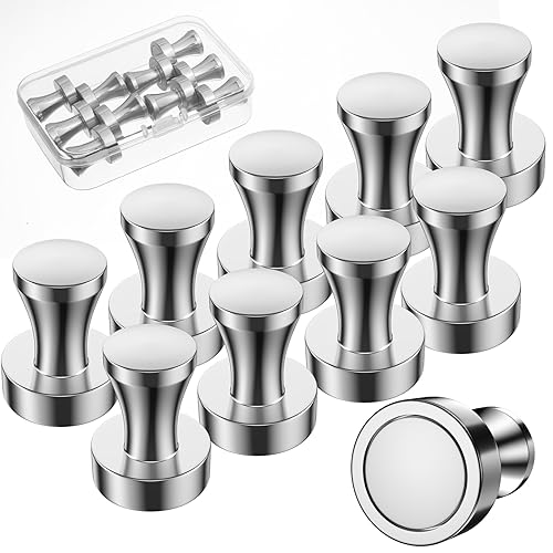 OFCIIN 10 Pezzi Magneti Neodimio Calamite Potenti, Calamite Piccole Magnete Potente 16 x 20 mm, Calamita Potente per Frigorifero, Cucina, Lavagna Bianca, Bache