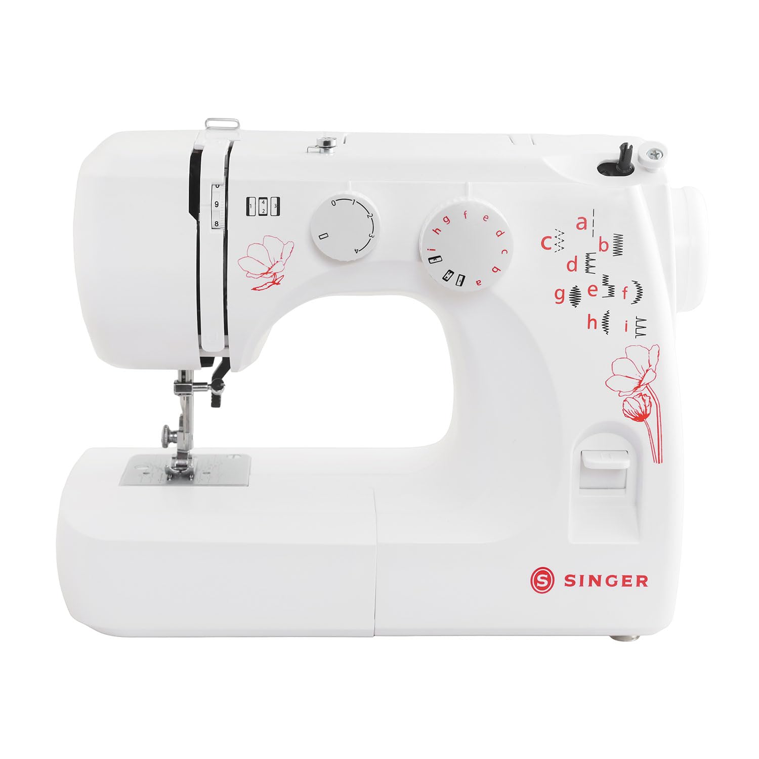 SINGER 1310 Automatic Zig Zag Electric Sewing Machine | 10 Built-in Stitches & 22 Stitch Functions | Powerful 60 W Motor | 4-Step Buttonhole | Length Dial | LED Light | Metal Frame | 2 Years Warranty