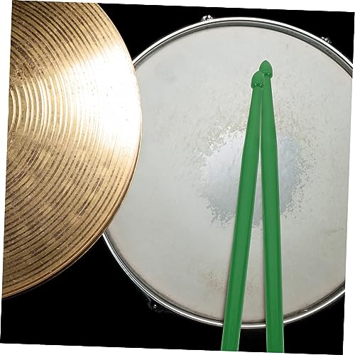 Baquetas dobles para batería SHOWERORO, de fieltro y nylon, ligeras para práctica y jazz miniatura 3
