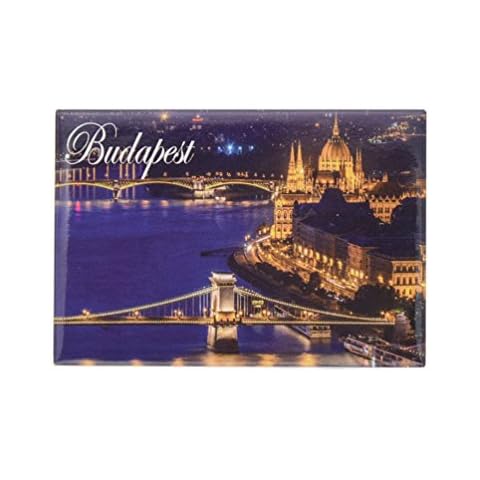 Towashine Hungary Budapest Beautiful City Photo Magnets Fridge Magnetic Souvenirs Cover