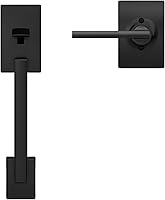 Vista 3 de Schlage FE285 CEN 622 LAT CEN Century Front Entry Handleset with Latitude Lever, Lower Half Grip, Matte Black