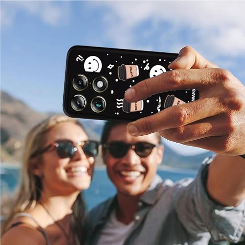 Image of amazon basics Back Case Cover Compatible for Moto Signature 5G | Cute Fun Cartoon 3D Ball | Coffee Silicone Case | Camera Protection | Body Protection | Shock Proof | Color Black