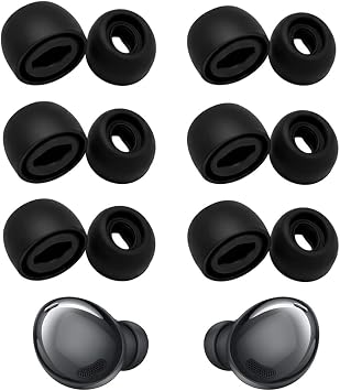 6Pair Silicone Ear Tips Replacement for Sam-sung Galaxy Buds Pro