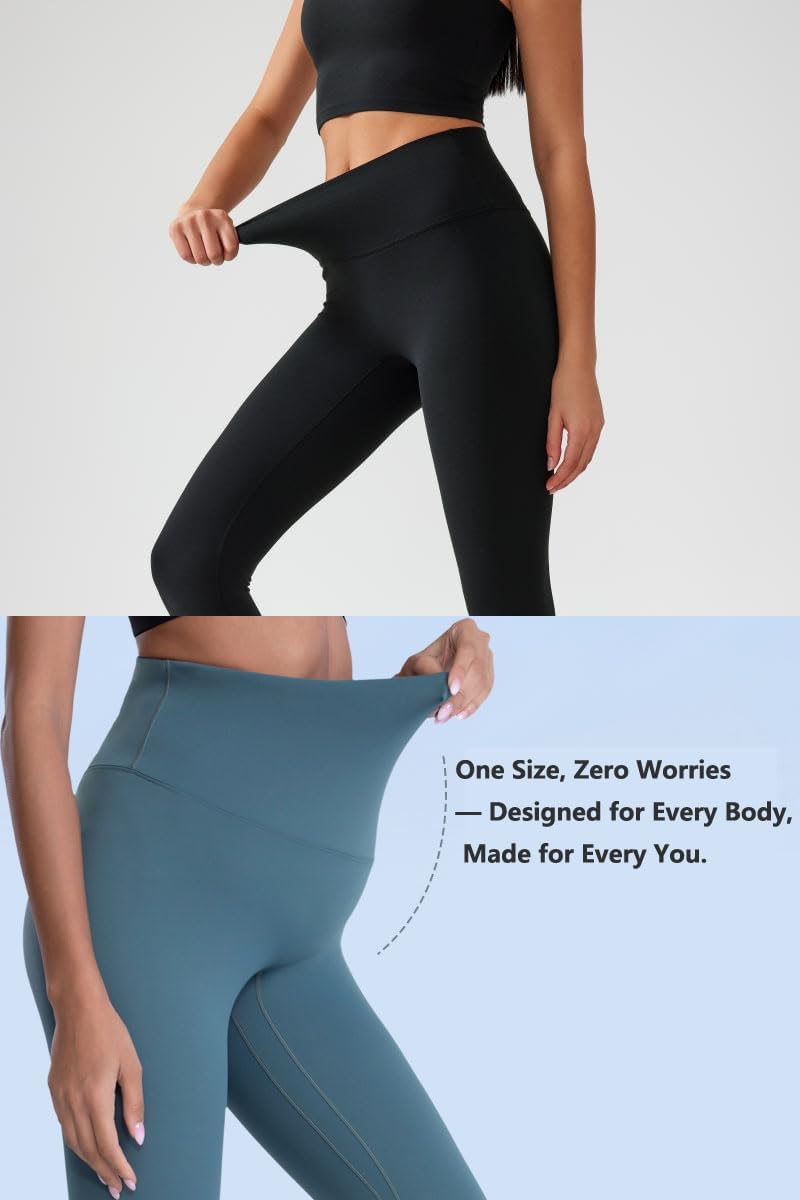Leggings for Women Capri Tummy Control High Waist One Size Fits Most Free Size Maternity Butt Lifting