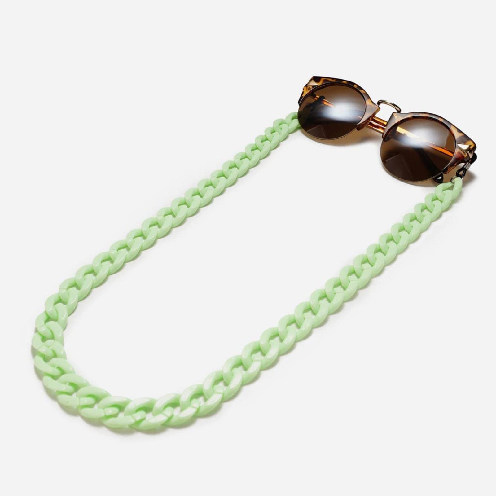 Lanière pour Lunettes, chaîne en Acrylique Multicolore, pour Femmes et Hommes
