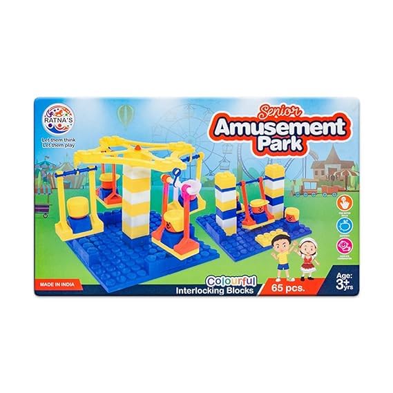 KIDSNEY Amusement Park Senior for Kids to Build Their own Park