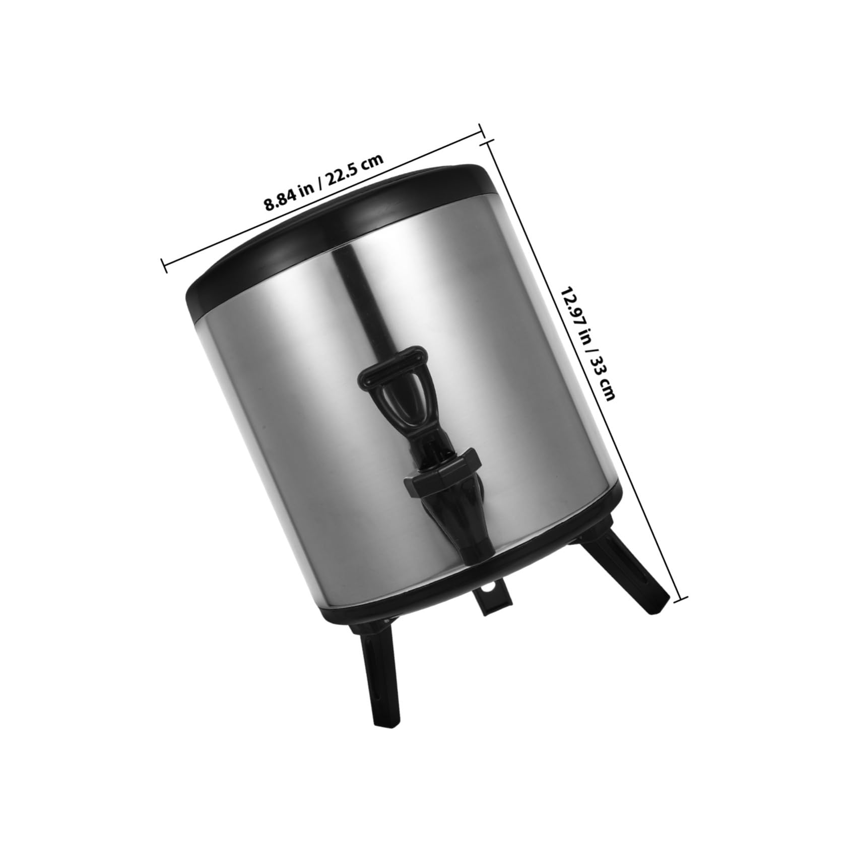 Alipis Dispensador de Bebidas de Acero Inoxidable con Aislamiento Doble Capa Termo para Café y Bebidas Frías o Calientes para Catering y Eventos Comerciales