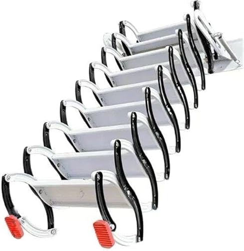 Wandmontierte Dachbodenleiter, manuelle Dachbodenleiter, zum Herunterziehen von Dachbodentreppen, Belastung 1100 Pfund, Dachbodenstufen, einziehbare Klapptreppe of(Size:2.6-3m,Color:Schwarz) Wandmontierte Dachbodenleiter, manuelle Dachbodenleiter, zum Herunterziehen von Dachbodentreppen, Belastung 1100 Pfund, Dachbodenstufen, einziehbare Klapptreppe of(Size:2.6-3m,Color:Schwarz)