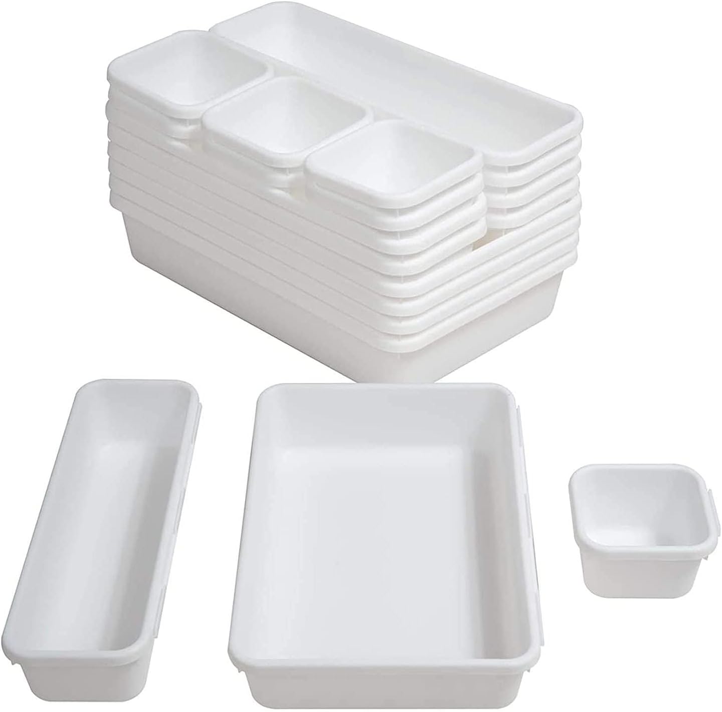 Plastic Portable Drawer Organiser - 16 Pieces