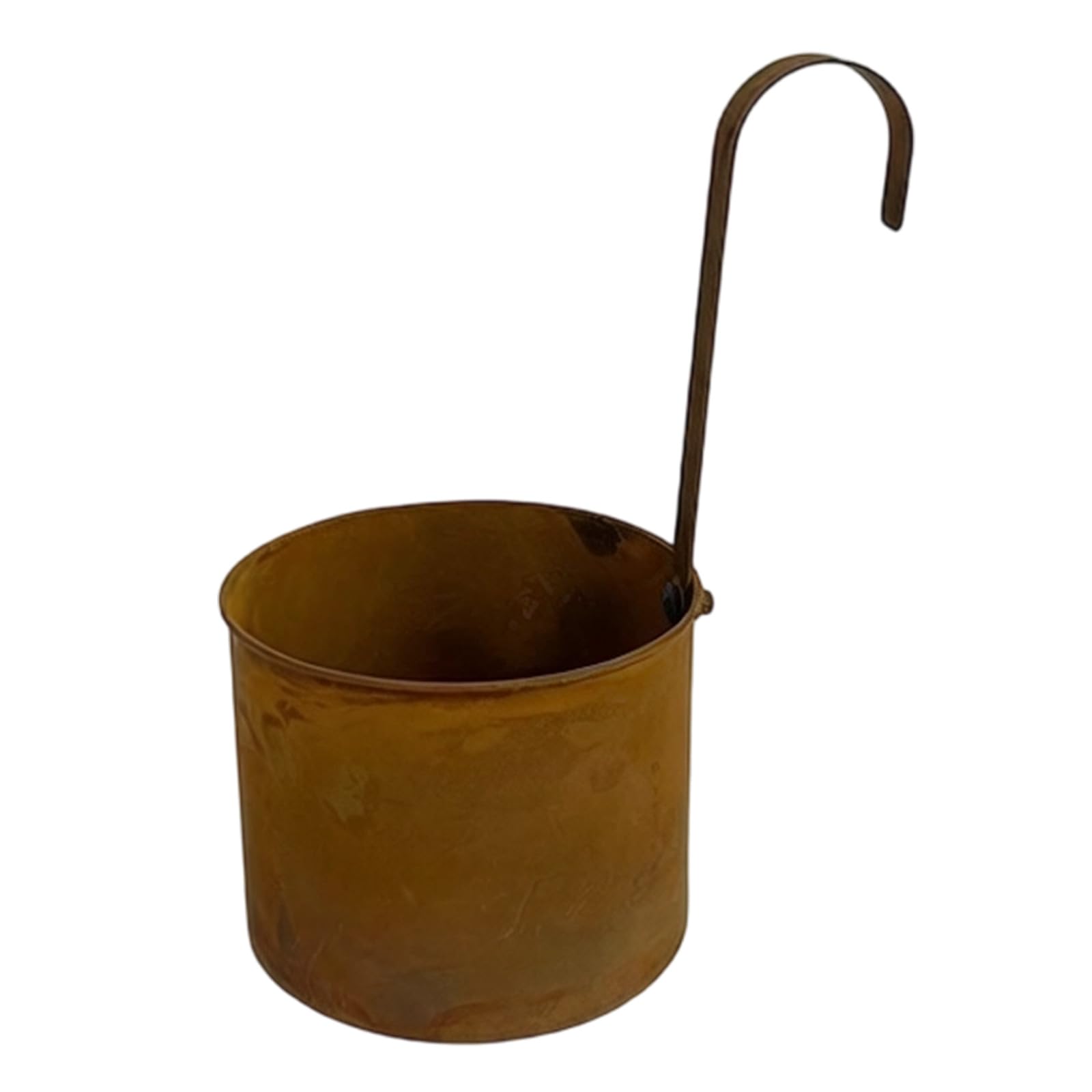 Pots de fleurs suspendus au style rouillé et rétro pour décoration extérieure