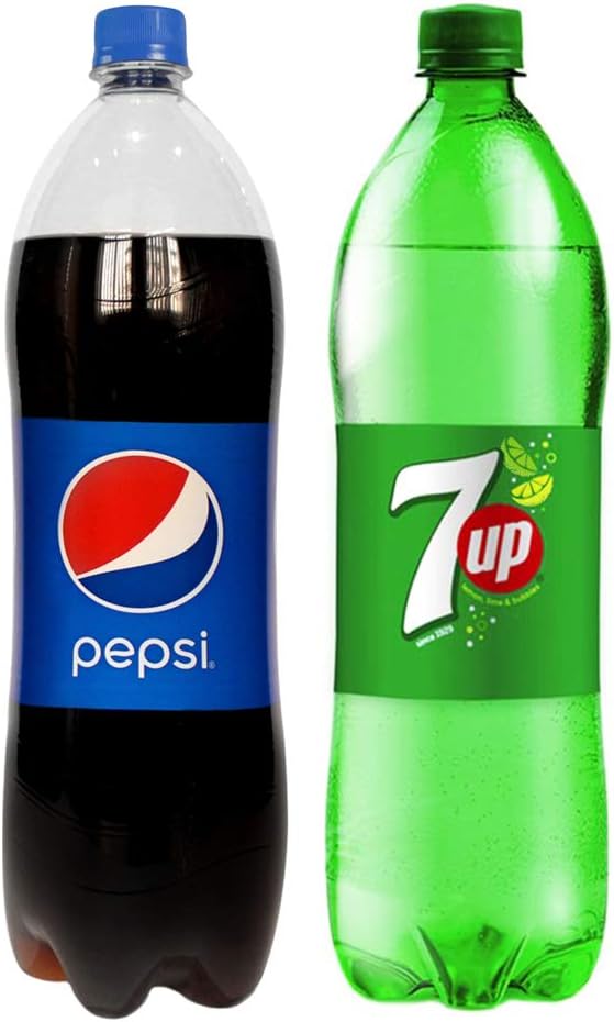 Pepsi & 7Up Carbonated Soft Drinks, 2 X 1.5 Litre
