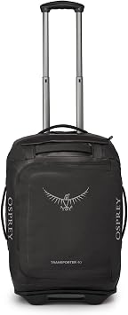 Osprey Transporter 40L Wheeled Travel Duffel Bag, Black