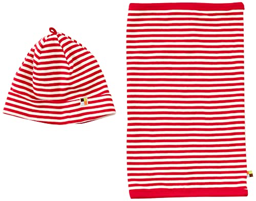 Set de gorro y bufanda para niños loud + proud GOTS que abriga con suavidad