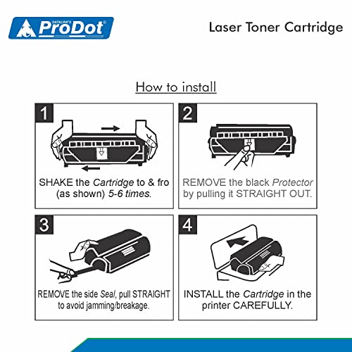 Image of ProDot 388 Toner Cartridge Replaces HP CC388A Compatible with HP Laserjet P1007 /P1008 /P1106 /P1108 /M1136 MFP /1213nf MFP /1216n I 1500 Page Yield I 1 Year Warranty (1 PC)