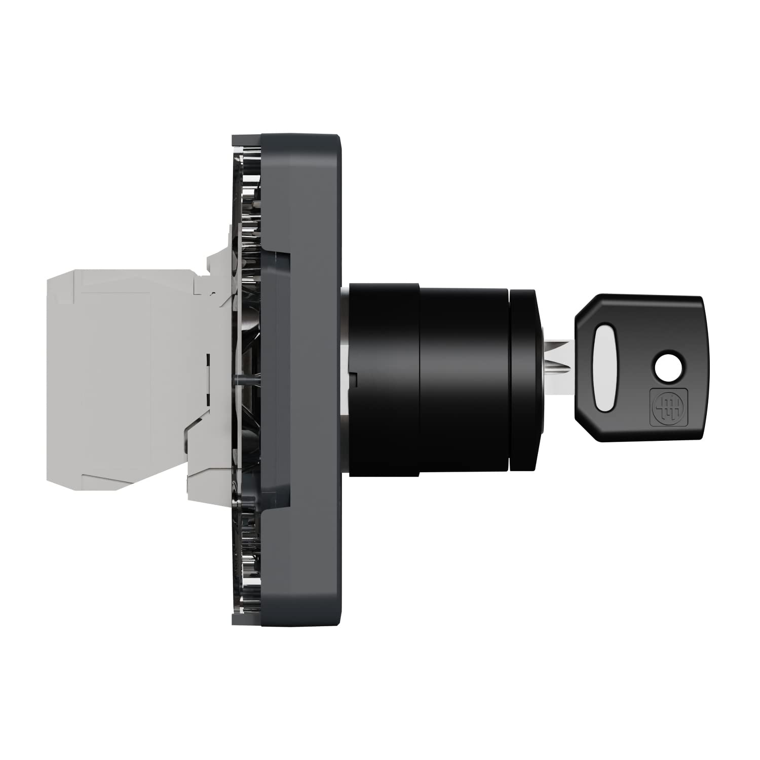 Schneider Electric - Mureva Styl - Interrupteur à clé 3 positions - composable - IP55 - IK08 - gris - MUR35061