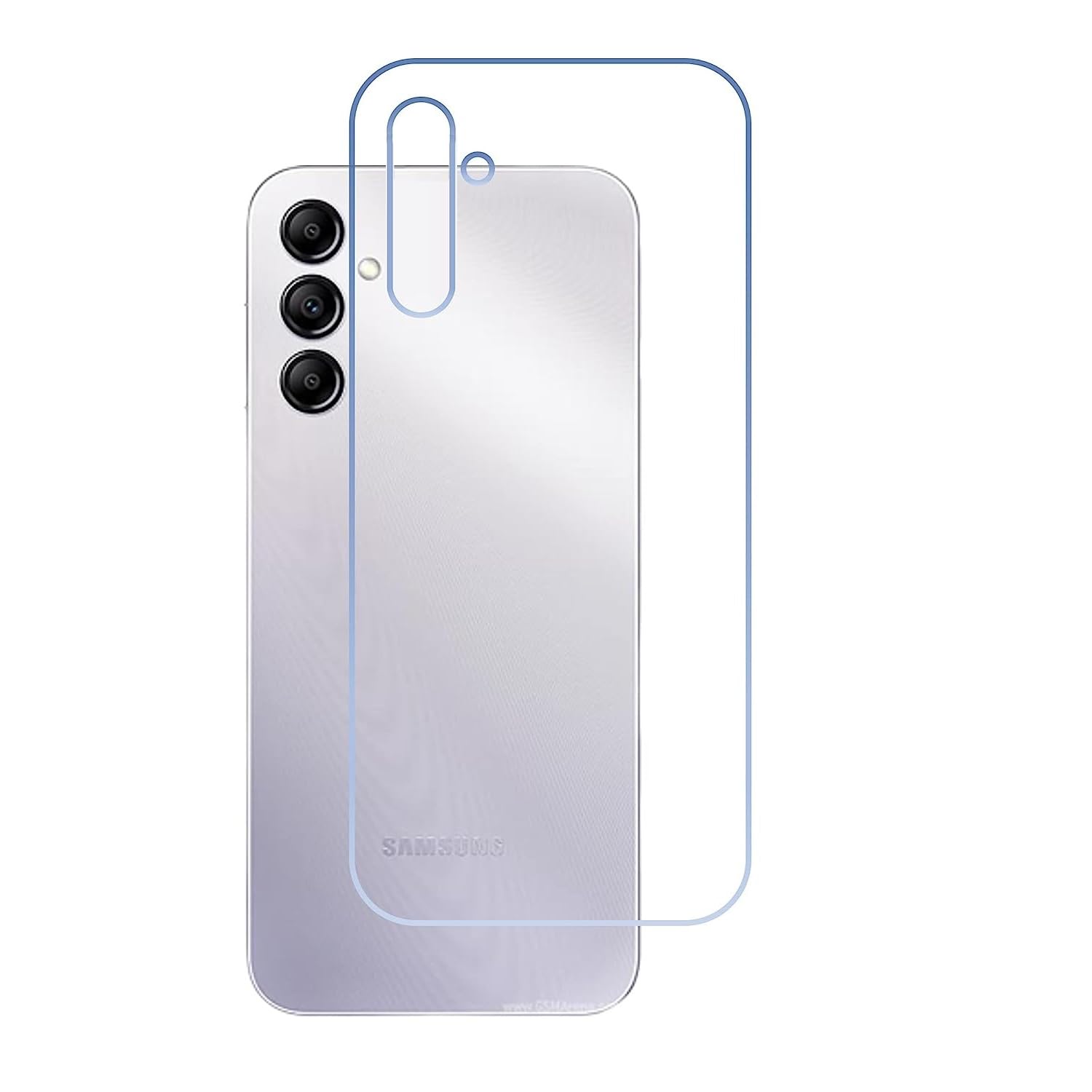 SHOPPIZY Back Screen Guard With Plan Transparent Pattern For Samsung Galaxy M34 5G Anti Slip (Transparent) Not Glass (B0CG3QXQBJ) Amazon Price History, Amazon Price Tracker