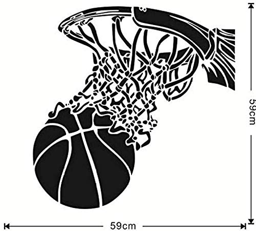 Design creativo Basketball Shoot in Basket Hoop