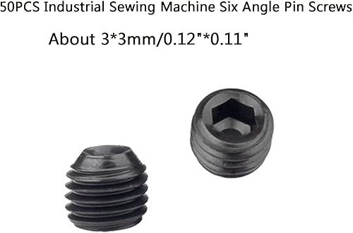 Miniatura 8 de Fbshicung Destornillador hexagonal de 0.059in y 50 tornillos de abrazadera de aguja compatibles con máquina de coser industrial Juki Yamato Pegasus